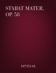 Stabat Mater, Op. 58 SATB Vocal Score cover
